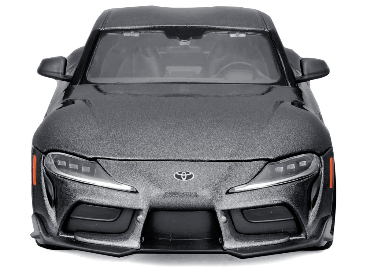 Toyota GR Supra Gray Metallic "Special Edition" Series 1/24 Diecast Model Car by Maisto-3