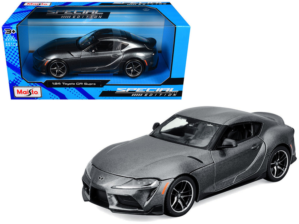 Toyota GR Supra Gray Metallic "Special Edition" Series 1/24 Diecast Model Car by Maisto-4
