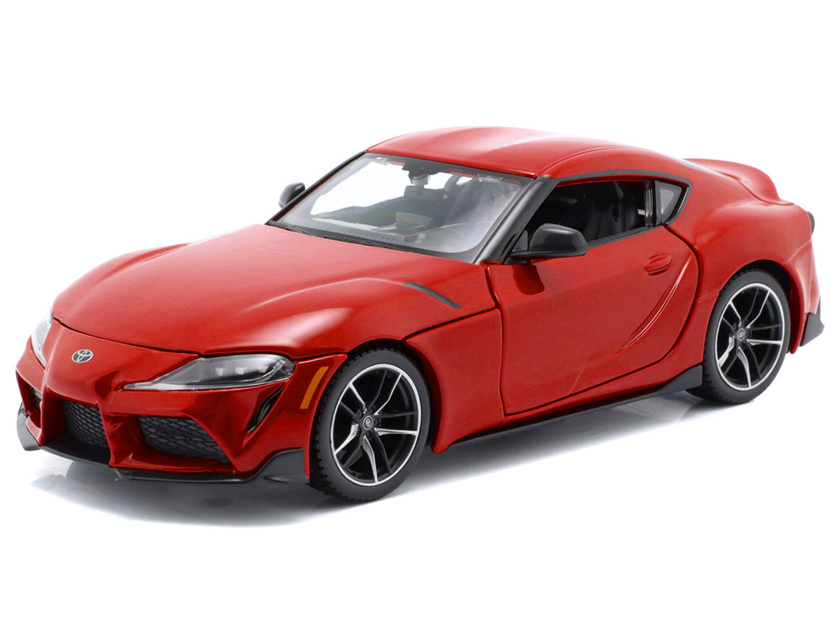 Toyota GR Supra Red "Special Edition" Series 1/24 Diecast Model Car by Maisto-1