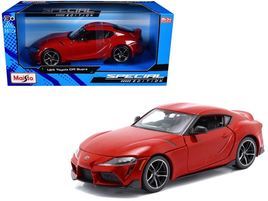 Toyota GR Supra Red "Special Edition" Series 1/24 Diecast Model Car by Maisto-0
