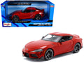 Toyota GR Supra Red "Special Edition" Series 1/24 Diecast Model Car by Maisto-0
