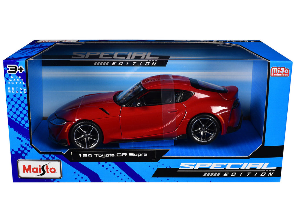 Toyota GR Supra Red "Special Edition" Series 1/24 Diecast Model Car by Maisto-2