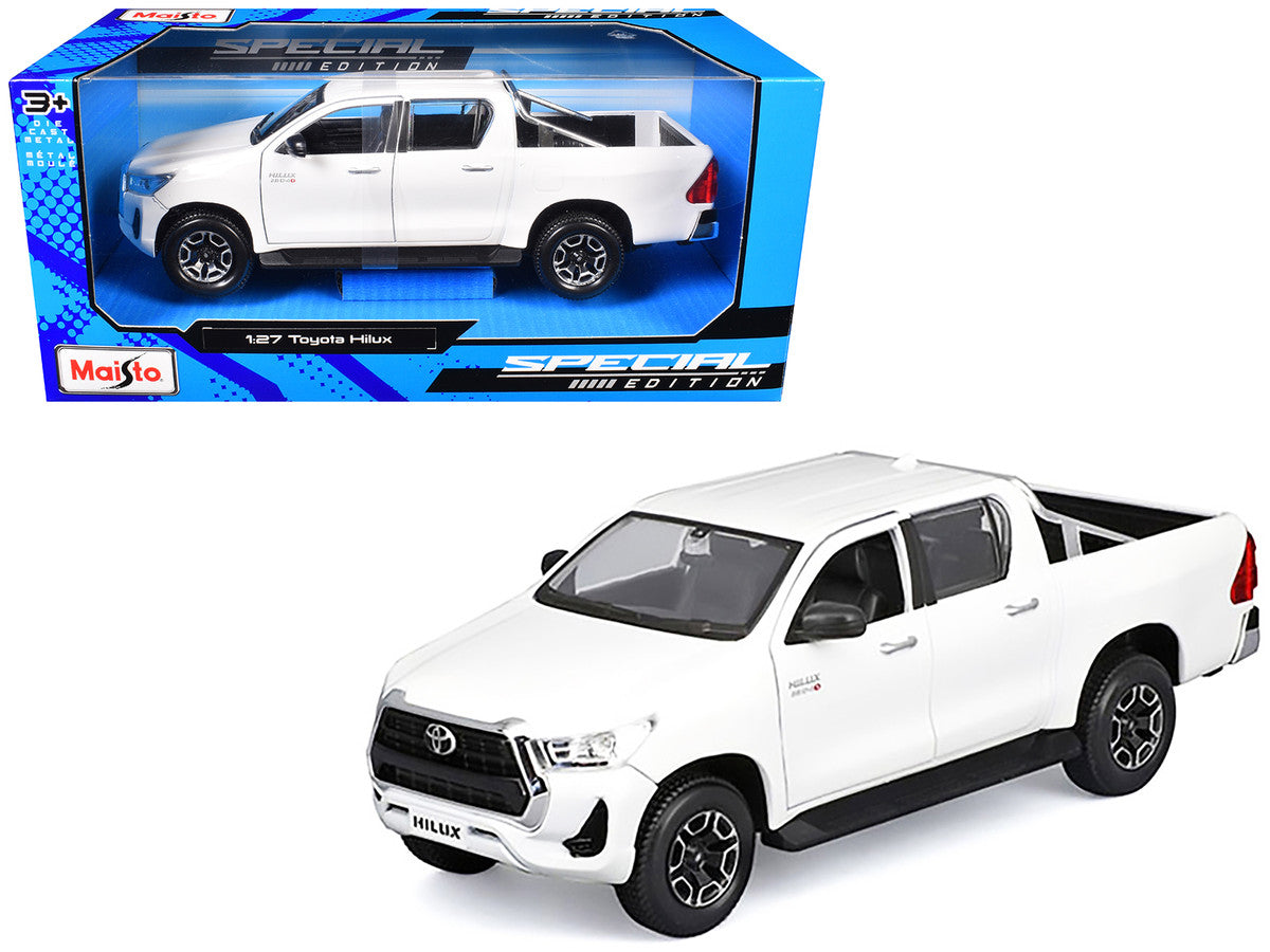 Toyota Hilux Pickup Truck White "Special Edition" Series 1/27 Diecast Model Car by Maisto-0
