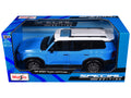 2024 Toyota Land Cruiser Blue with White Top "Special Edition" Series 1/24 Diecast Model Car by Maisto-0