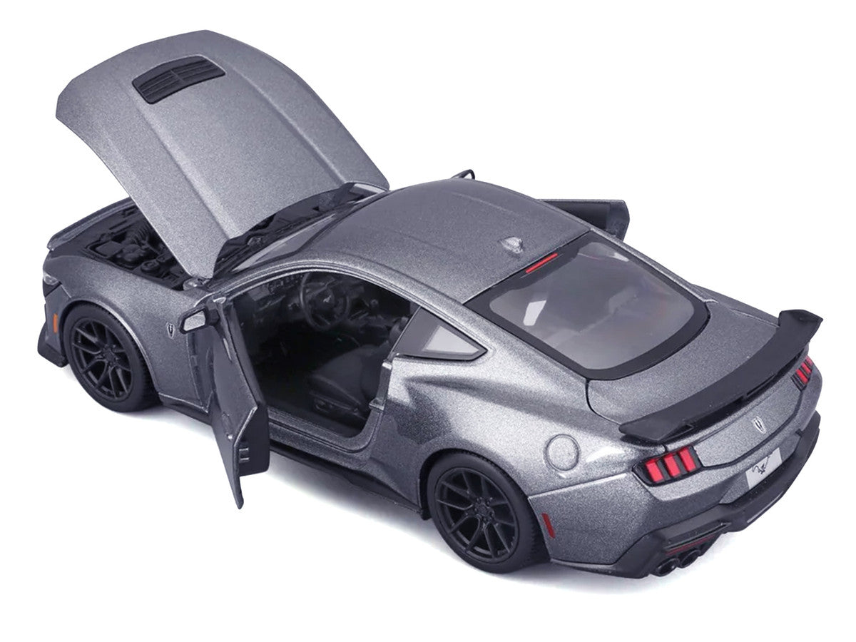 2024 Ford Mustang Dark Horse Dark Gray Metallic "Special Edition" Series 1/24 Diecast Model Car by Maisto-2
