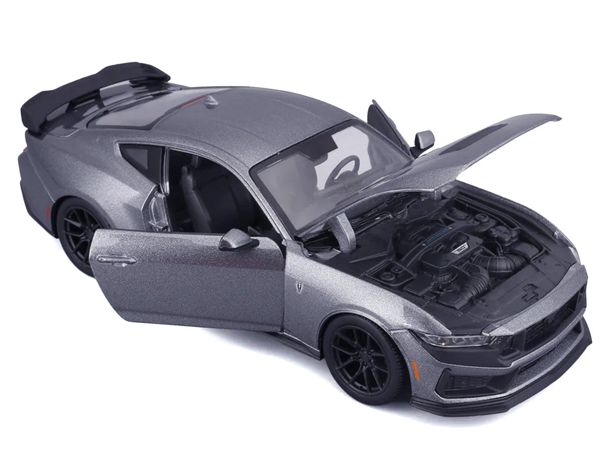 2024 Ford Mustang Dark Horse Dark Gray Metallic "Special Edition" Series 1/24 Diecast Model Car by Maisto-1