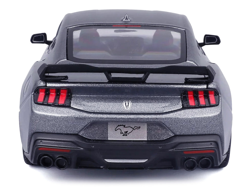 2024 Ford Mustang Dark Horse Dark Gray Metallic "Special Edition" Series 1/24 Diecast Model Car by Maisto-4