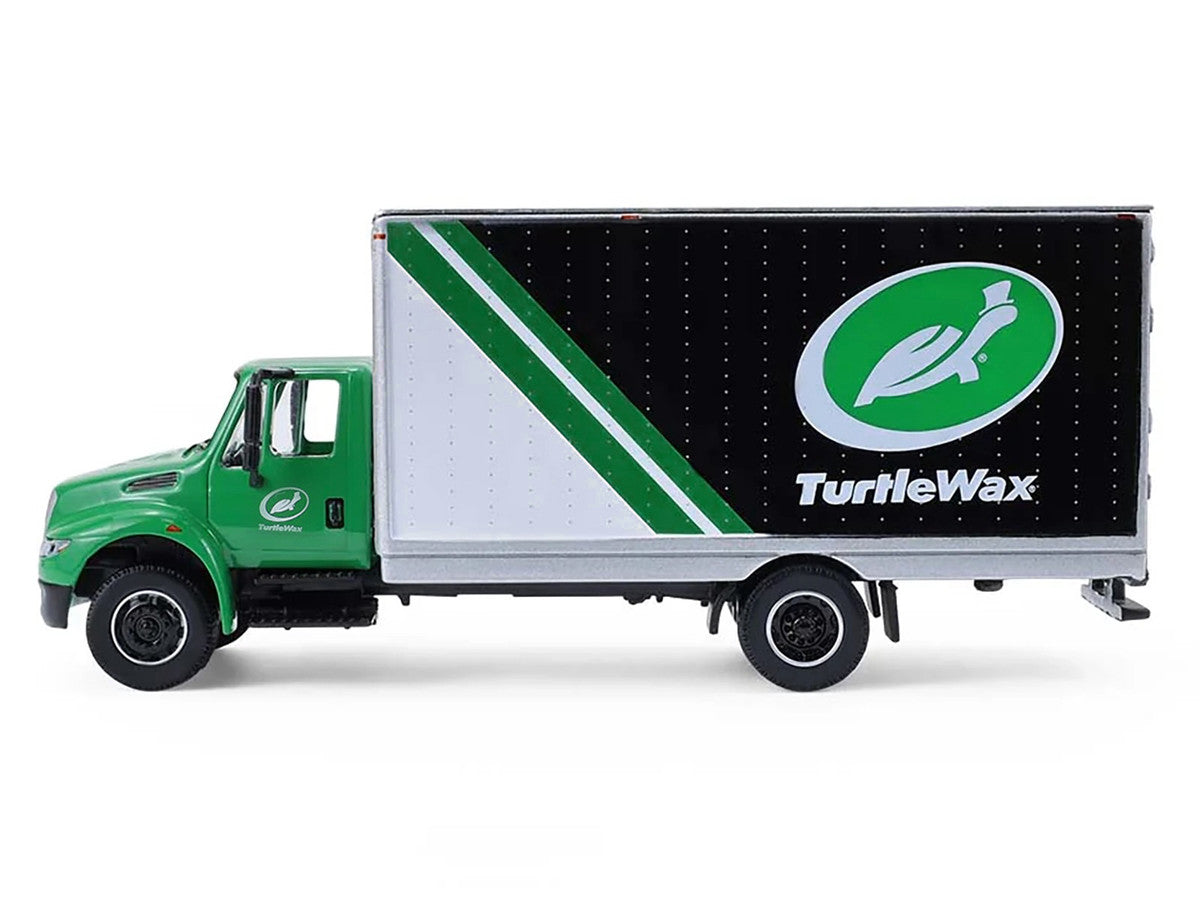 2013 International Durastar Box Van "Turtle Wax" Green "H.D. Trucks" Series 26 1/64 Diecast Model Car by Greenlight-1