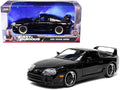 1995 Toyota Supra Black "Fast & Furious" Movie 1/24 Diecast Model Car by Jada-0