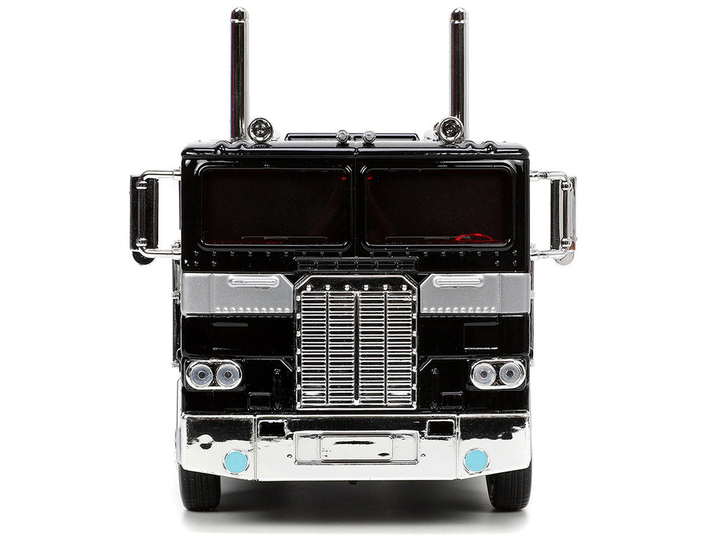 Decepticon Nemesis Prime with Robot on Chassis "Transformers" TV Series "Hollywood Rides" Series 1/24 Diecast Model by Jada-3