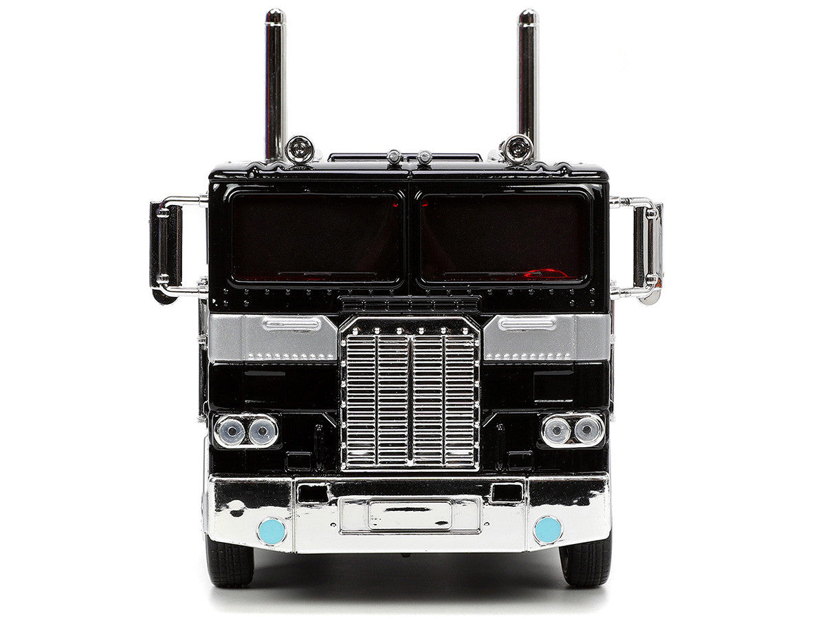Decepticon Nemesis Prime with Robot on Chassis "Transformers" TV Series "Hollywood Rides" Series 1/24 Diecast Model by Jada-3
