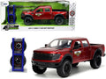 2011 Ford F-150 SVT Raptor Pickup Truck Candy Red Metallic "Mickey Thompson Tires & Wheels" with Extra Wheels "Just Trucks" Series 1/24 Diecast Model Car by Jada-0