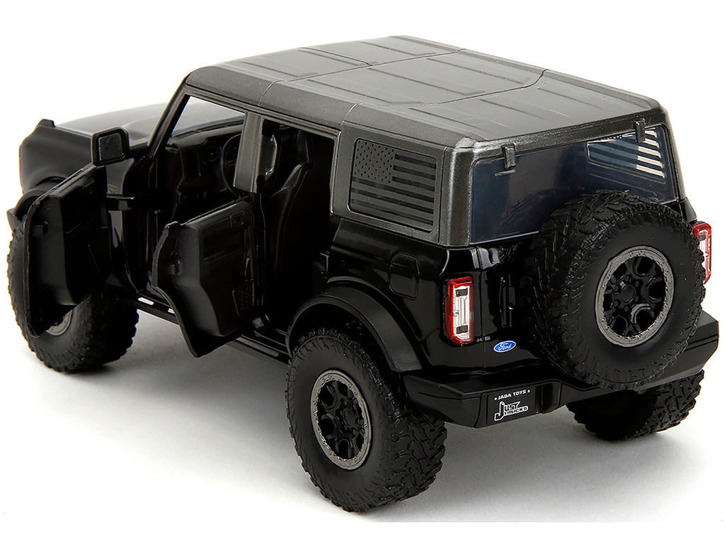 2021 Ford Bronco Badlands Black "Rigid" with Extra Wheels "Just Trucks" Series 1/24 Diecast Model Car by Jada-3