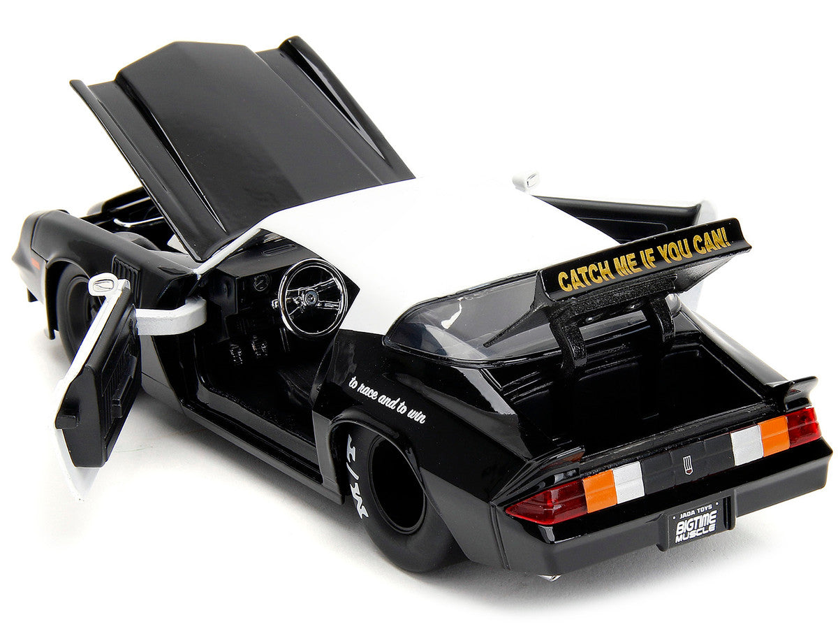 1979 Chevrolet Camaro Z28 Police Black and White "Highway Drag" "Bigtime Muscle" Series 1/24 Diecast Model Car by Jada-3