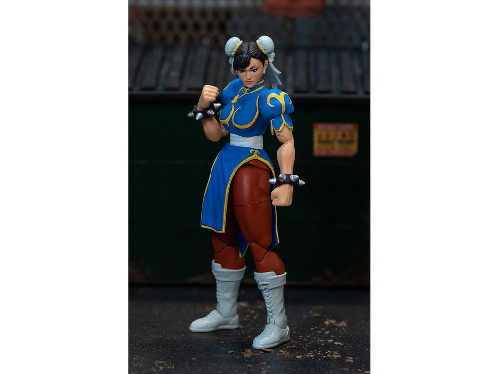Chun-Li 6" Moveable Figure with Accessories and Alternate Head and Hands "Ultra Street Fighter II: The Final Challengers" (2017) Video Game model by Jada-0