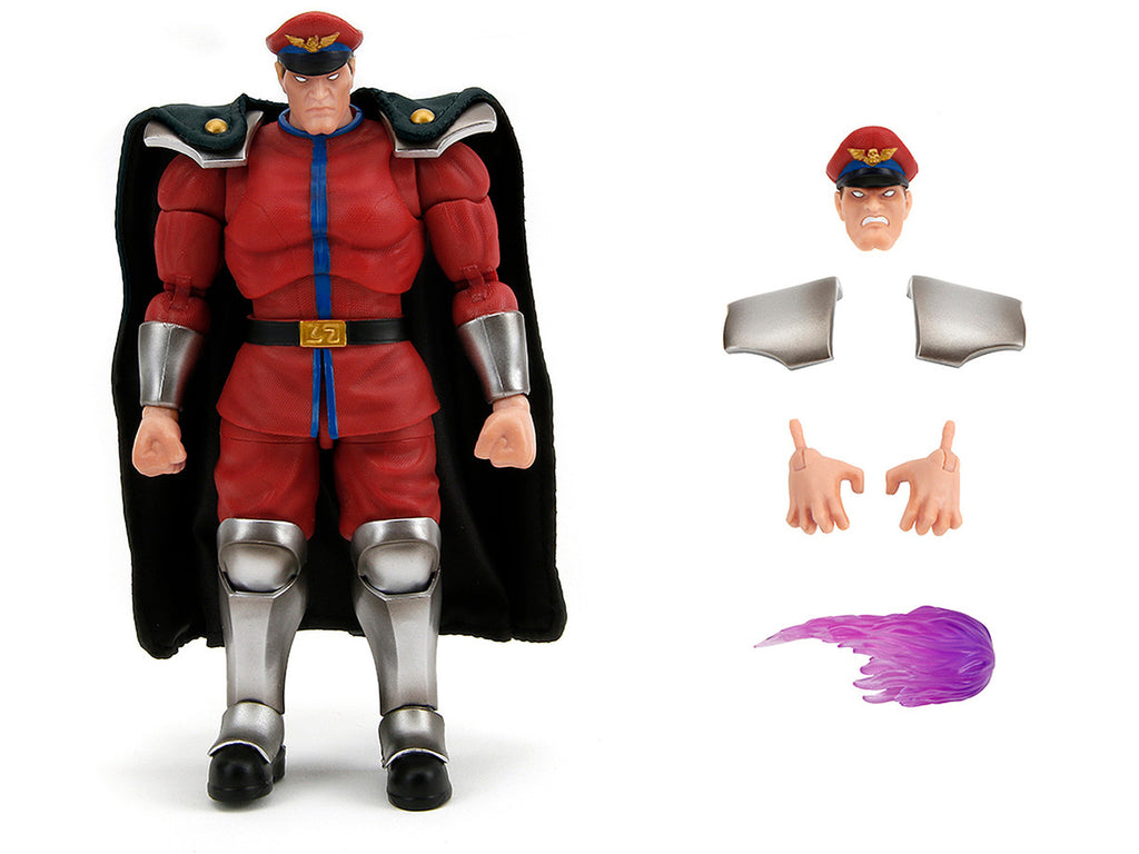 M. Bison 6" Moveable Figure with Accessories and Alternate Head and Hands "Ultra Street Fighter II: The Final Challengers" (2017) Video Game Model by Jada-1