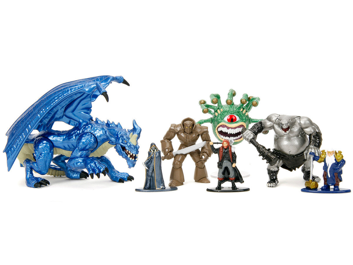 "Dungeons and Dragons" Set of 7 Diecast Figures by Jada-1