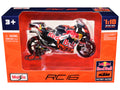 KTM RC16 Motorcycle #33 Brad Binder MotoGP "Red Bull KTM Factory Racing" 1/18 Diecast Model by Maisto-0