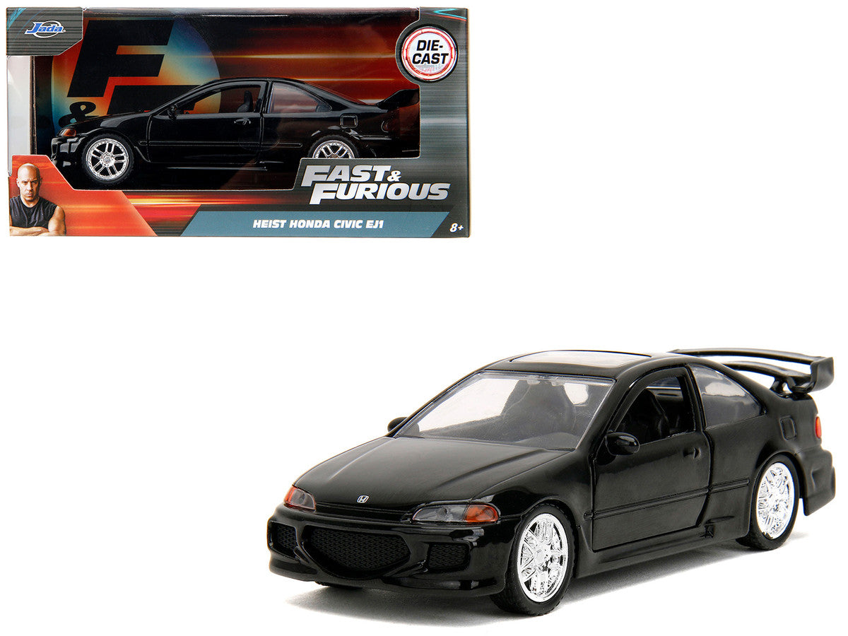 Jada 1:32 Heist Honda Civic EJ1 Black | The Fast and the Furious — product image 1
