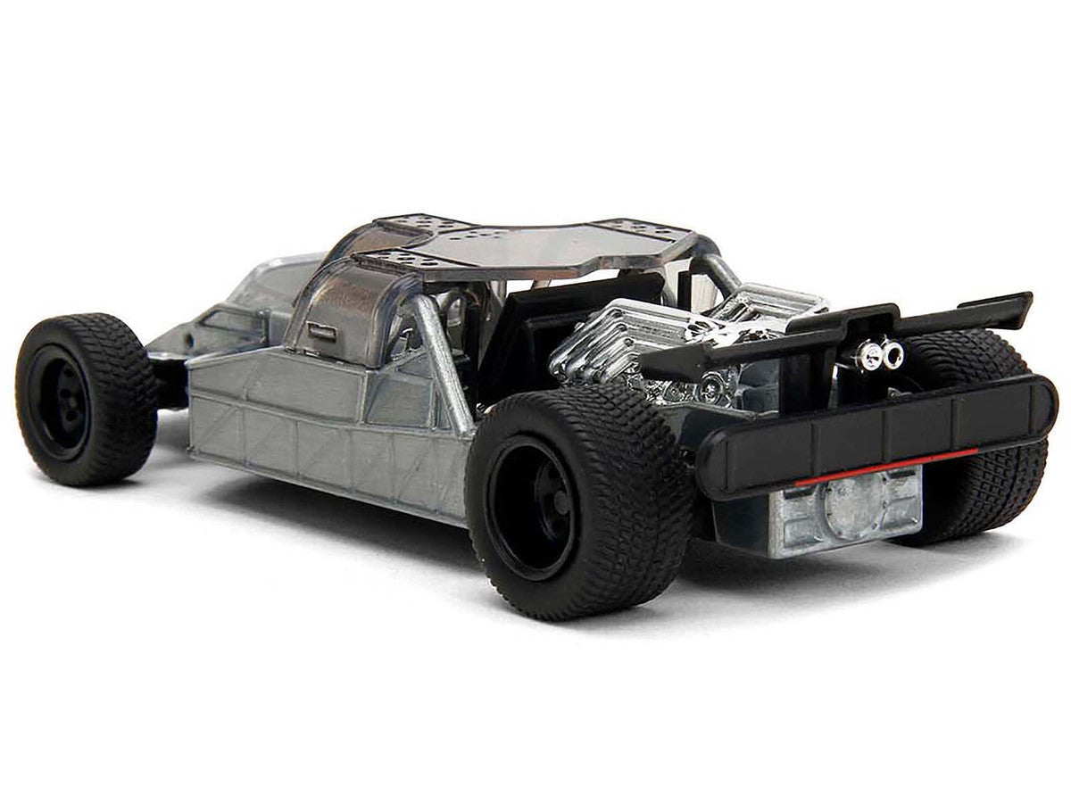Flip Car Raw Metal "Fast & Furious 6" (2013) Movie "25 Years of Fast & Furious" Series 1/32 Diecast Model Car by Jada-2