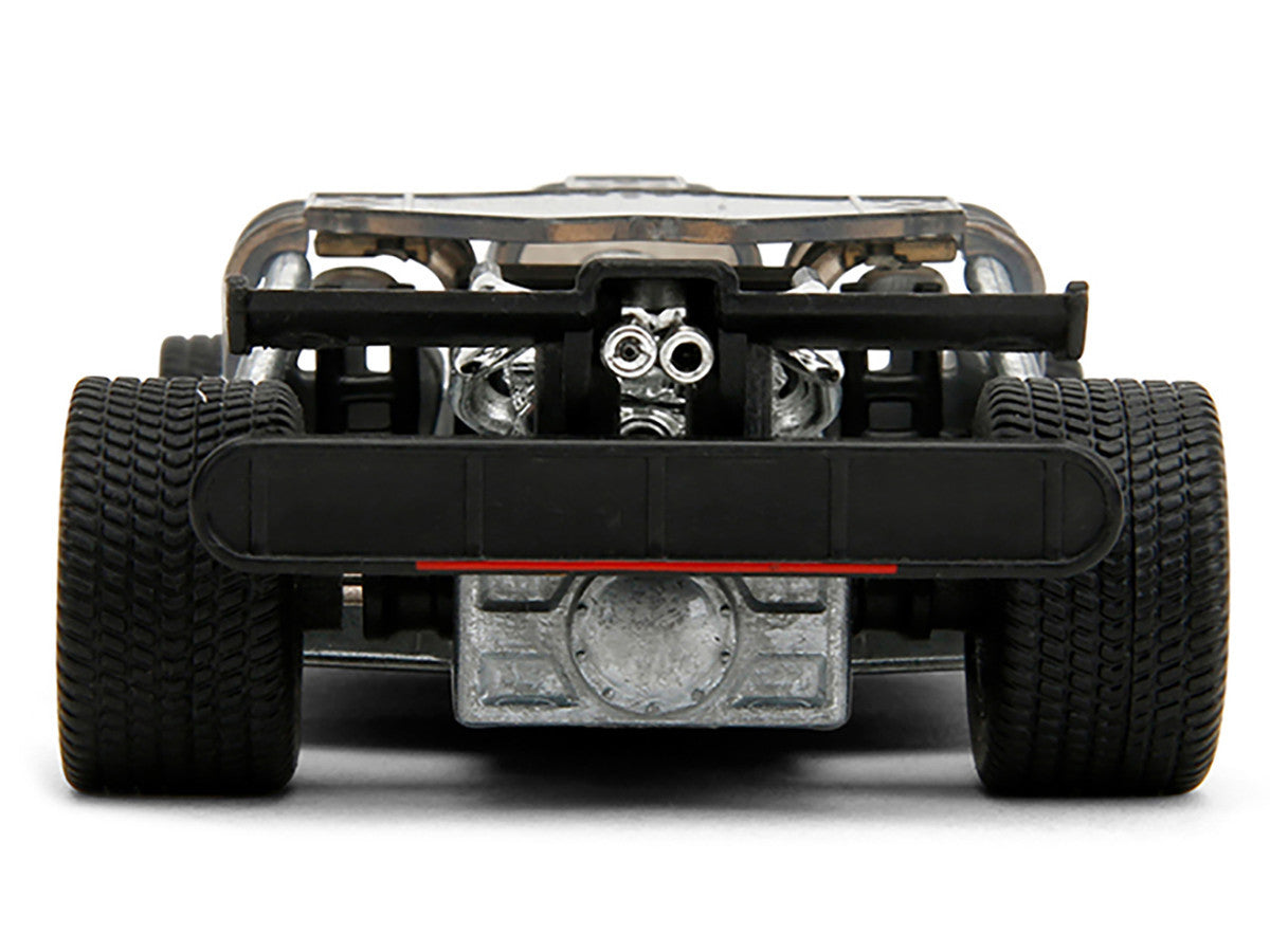 Flip Car Raw Metal "Fast & Furious 6" (2013) Movie "25 Years of Fast & Furious" Series 1/32 Diecast Model Car by Jada-3