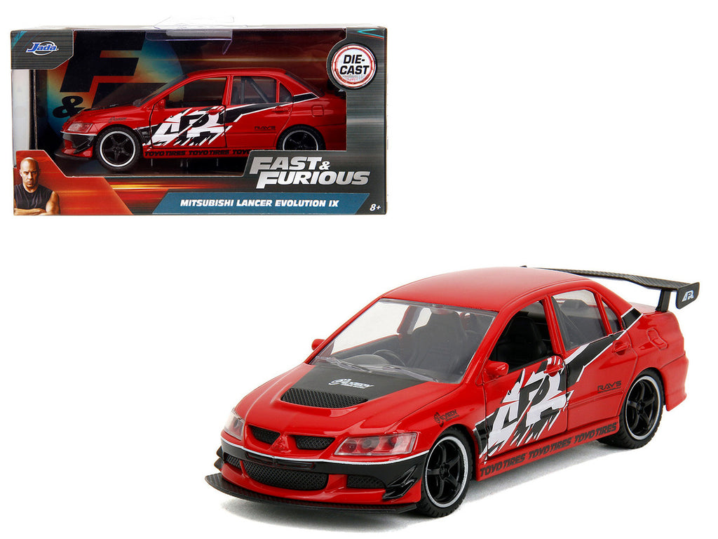 Jada 1:32 Mitsubishi Lancer Evo IX Red | Tokyo Drift — product image 1