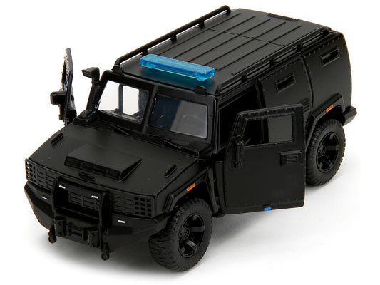 Agency SUV Matt Black "Fast X" (2023) Movie "Fast & Furious" Series 1/32 Diecast Model Car by Jada-1