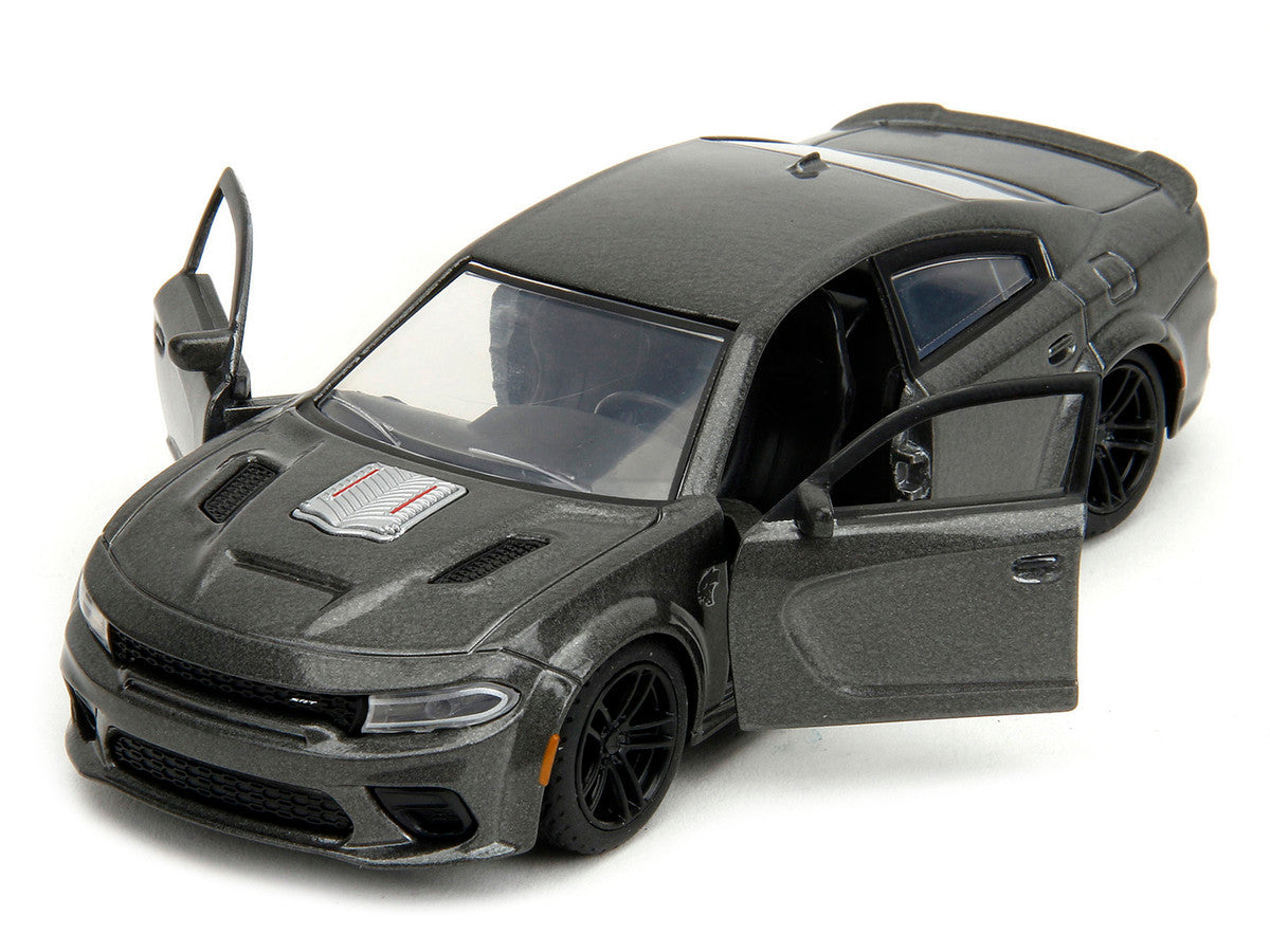 2021 Dodge Charger SRT Hellcat Gray Metallic "Fast X" (2023) Movie "Fast & Furious" Series 1/32 Diecast Model Car by Jada-2