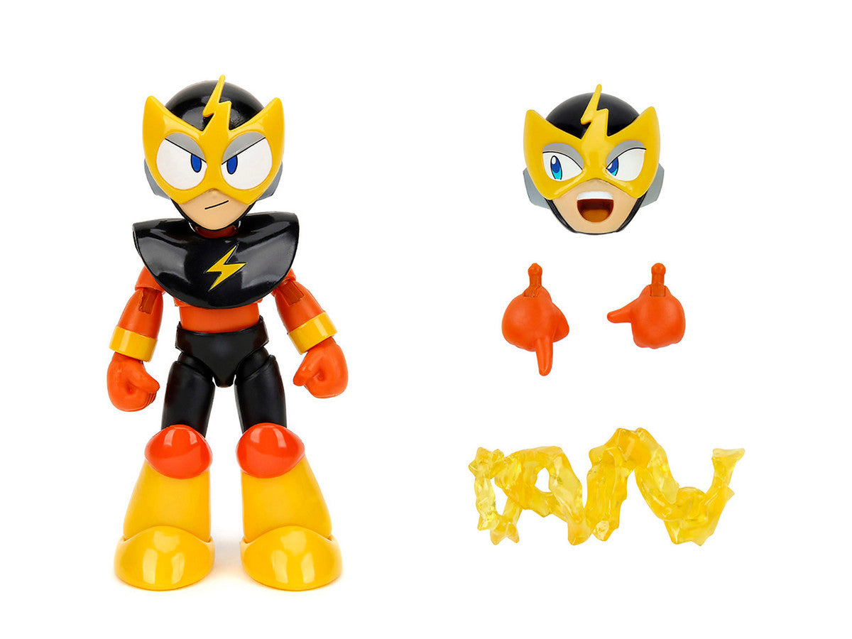Elec Man 4.5" Moveable Figure with Accessories and Alternate Head and Hands "Mega Man" (1987) Video Game Model by Jada-2