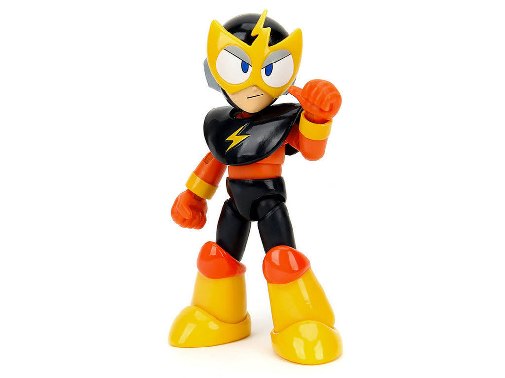 Elec Man 4.5" Moveable Figure with Accessories and Alternate Head and Hands "Mega Man" (1987) Video Game Model by Jada-1