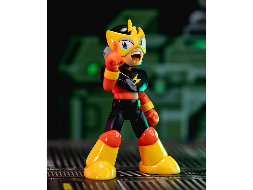Elec Man 4.5" Moveable Figure with Accessories and Alternate Head and Hands "Mega Man" (1987) Video Game Model by Jada-3