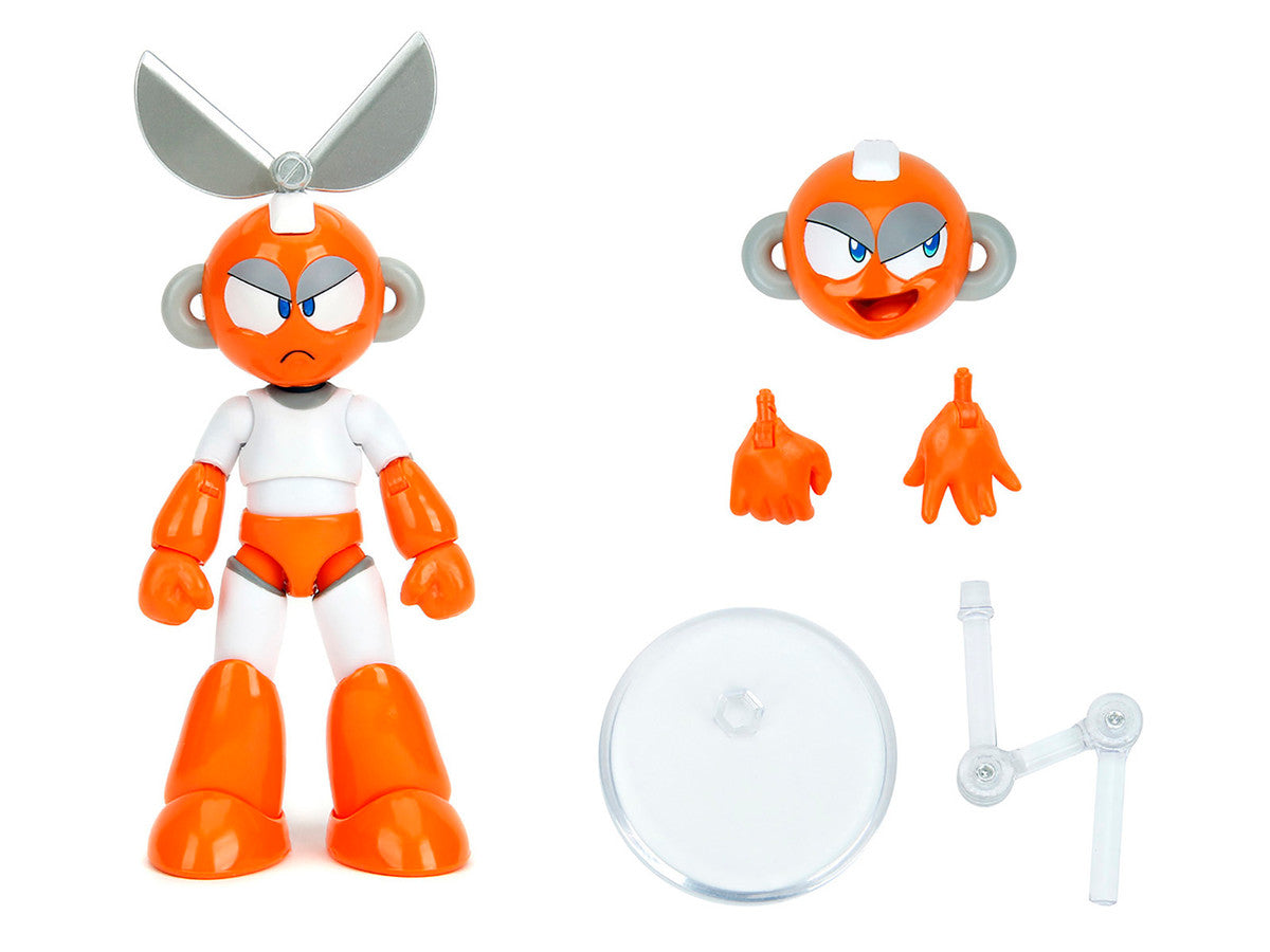 Cut Man 4.5" Moveable Figure with Accessories and Alternate Head and Hands "Mega Man" (1987) Video Game Model by Jada-2