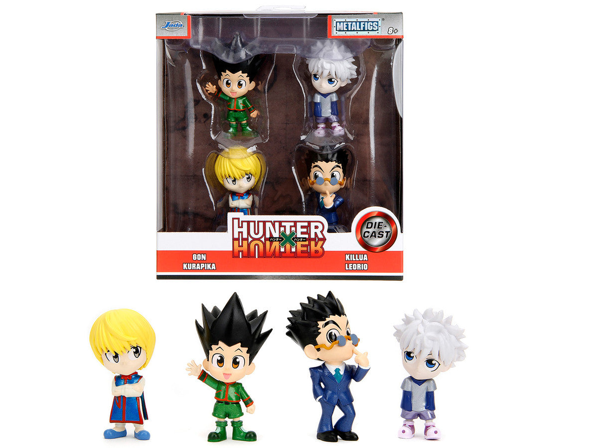 Set of 4 Diecast Figures "Hunter × Hunter" (2011-2014) TV Series "Metalfigs" Series Diecast Models by Jada-4