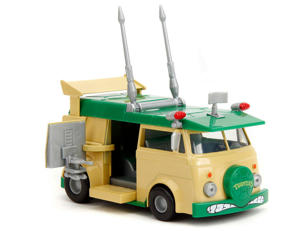 Party Wagon Green and Beige "Teenage Mutant Ninja Turtles" "Hollywood Rides" Series Diecast Model Car by Jada-1