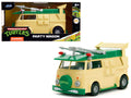 Party Wagon Green and Beige "Teenage Mutant Ninja Turtles" "Hollywood Rides" Series Diecast Model Car by Jada-0