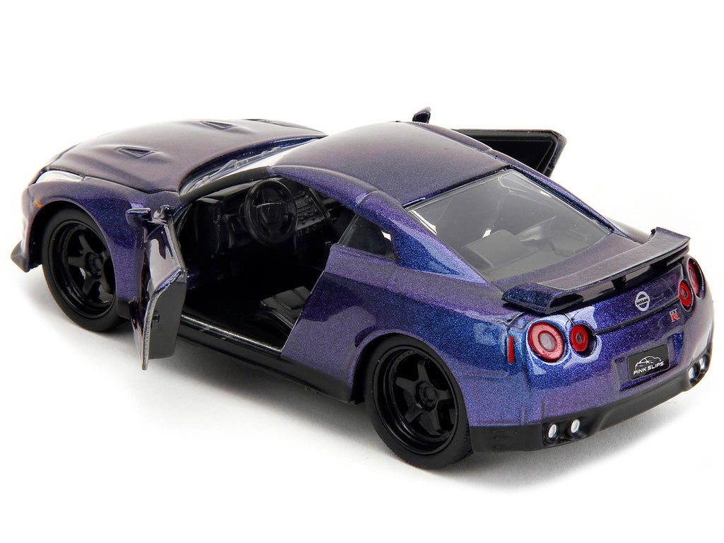 2009 Nissan GT-R (R35) Purple Metallic "Pink Slips" Series 1/32 Diecast Model Car by Jada-3