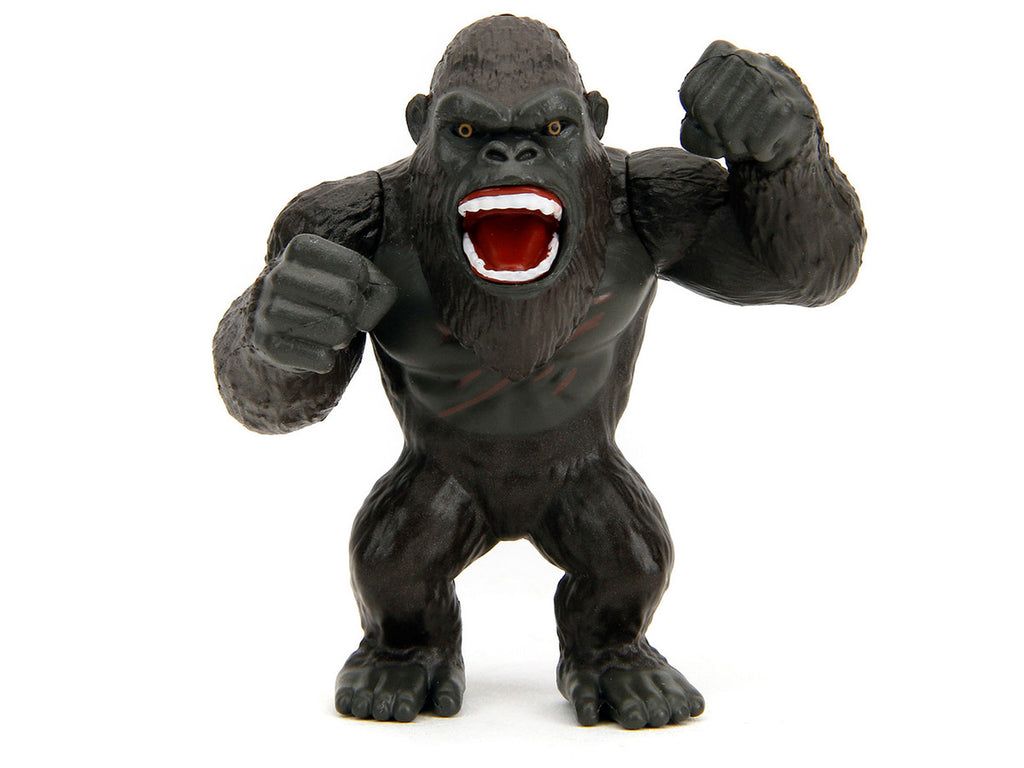 Set of 4 Diecast Figures "Godzilla x Kong: The New Empire" (2024) Movie "Metalfigs" Series Diecast Models by Jada-3