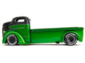1947 Ford COE Flatbed Truck Green Metallic and Matt Black "Toyo Tires" with Extra Wheels "Just Trucks" Series 1/24 Diecast Model Car by Jada-0