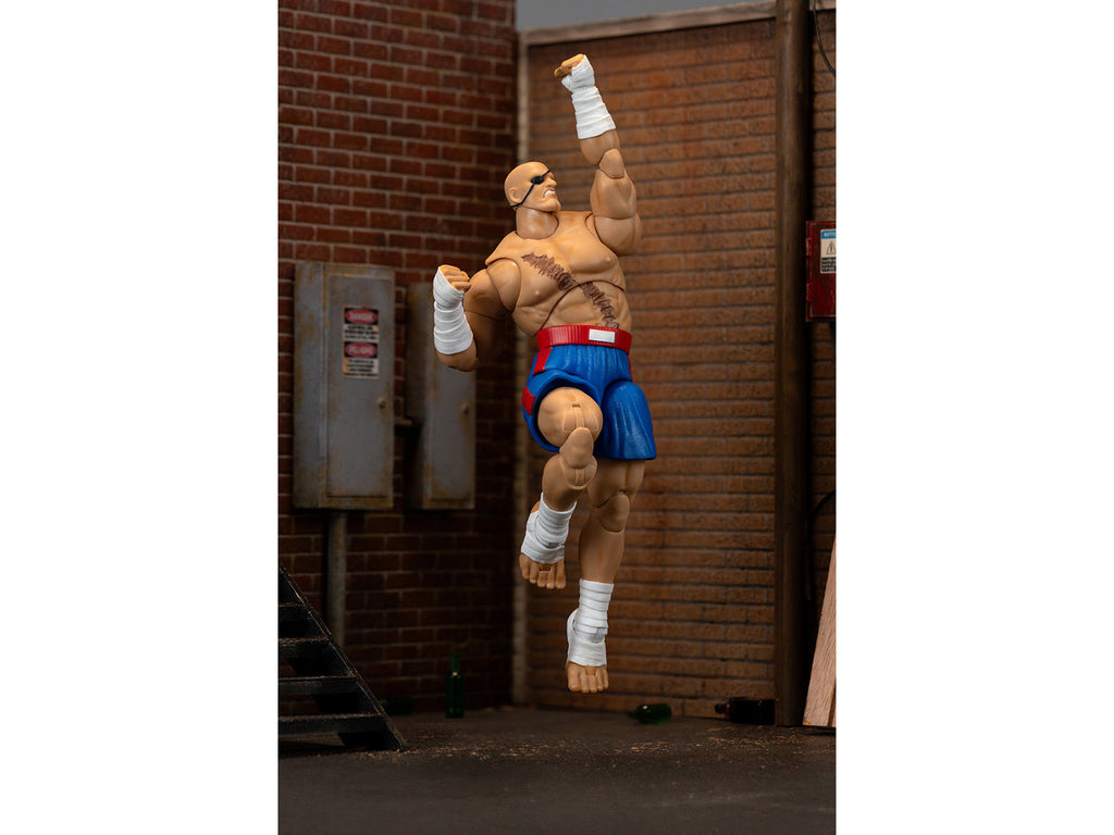 Sagat 7.5" Moveable Figure with Accessories and Alternate Head and Hands "Ultra Street Fighter II: The Final Challengers" (2017) Video Game Model by Jada-4