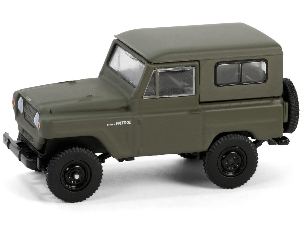 1962 Nissan Patrol Matt Olive Green "All Terrain" Series 16 1/64 Diecast Model Car by Greenlight-1