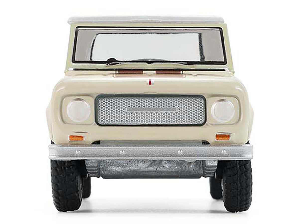 1967 International Scout 800 Sportop Cream with Brown Stripes and White Top "All Terrain" Series 17 1/64 Diecast Model Car by Greenlight-3