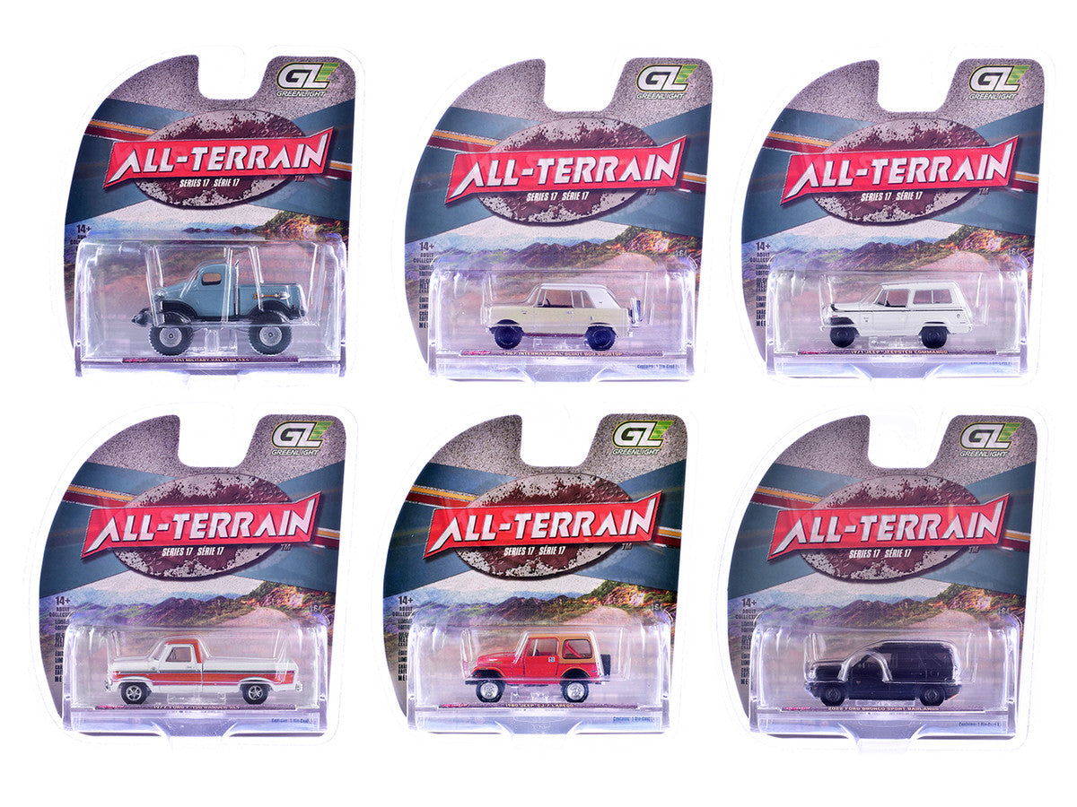 "All Terrain" Series 17 Set of 6 pieces 1/64 Diecast Model Cars by Greenlight-0