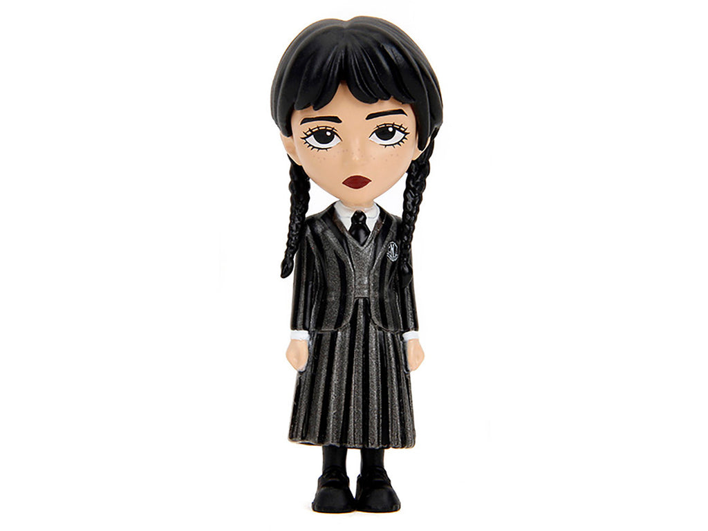 Set of 4 Diecast Figures "Wednesday" (2022-Current) TV Series "Metalfigs" Series Diecast Models by Jada-1