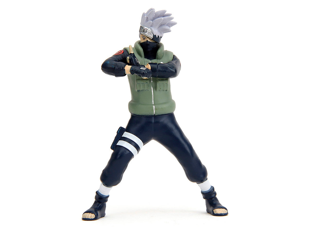 1993 Mazda RX-7 Dark Blue with Graphics and Kakashi Hatake Diecast Figure "Naruto Shippuden" (2009-2017) TV Series "Anime Hollywood Rides" Series 1/24 Diecast Model Car by Jada-4