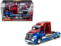Western Star 57X Truck Tractor "Spider-Man" Blue and Red Metallic "Hollywood Rides" Series 1/24 Diecast Model by Jada-0