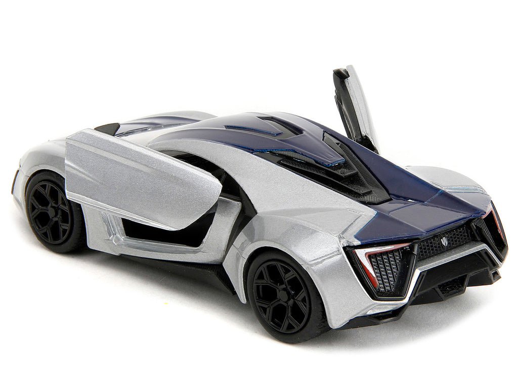 Lykan Hypersport Silver Metallic and Purple "Pink Slips" Series 1/32 Diecast Model Car by Jada-3