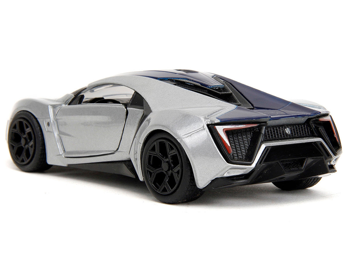 Lykan Hypersport Silver Metallic and Purple "Pink Slips" Series 1/32 Diecast Model Car by Jada-4