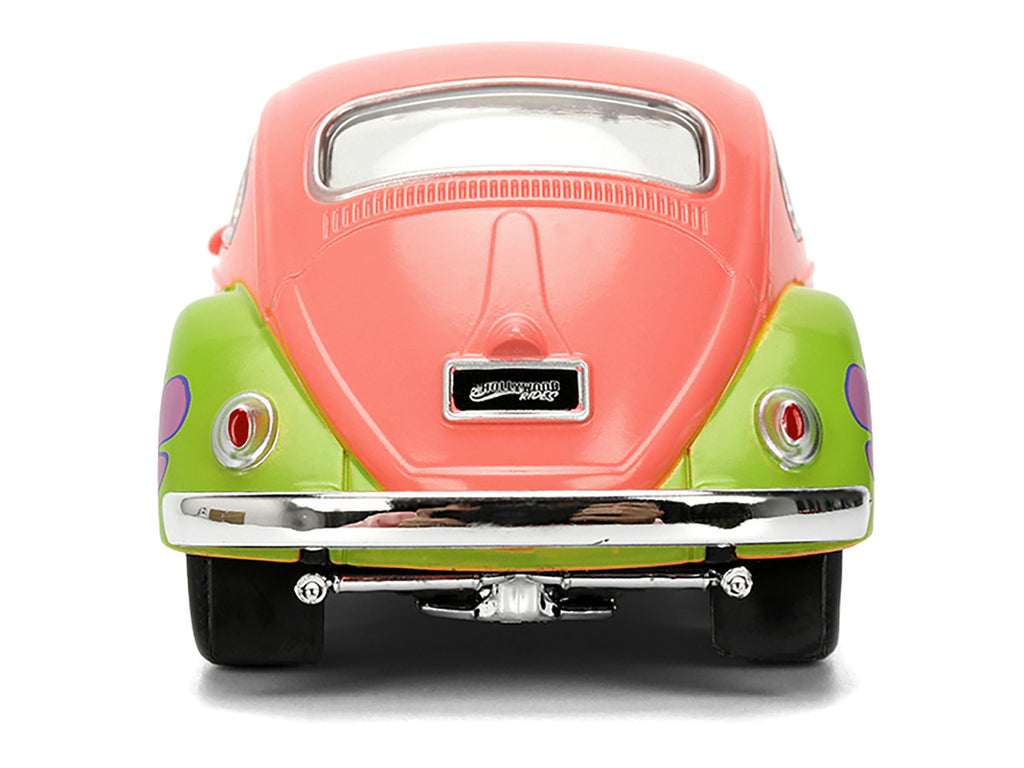 1959 Volkswagen Beetle "Patrick Star" Livery Pink "SpongeBob SquarePants" (1999-Current) TV Series "Hollywood Rides" Series 1/32 Diecast Model Car by Jada-0