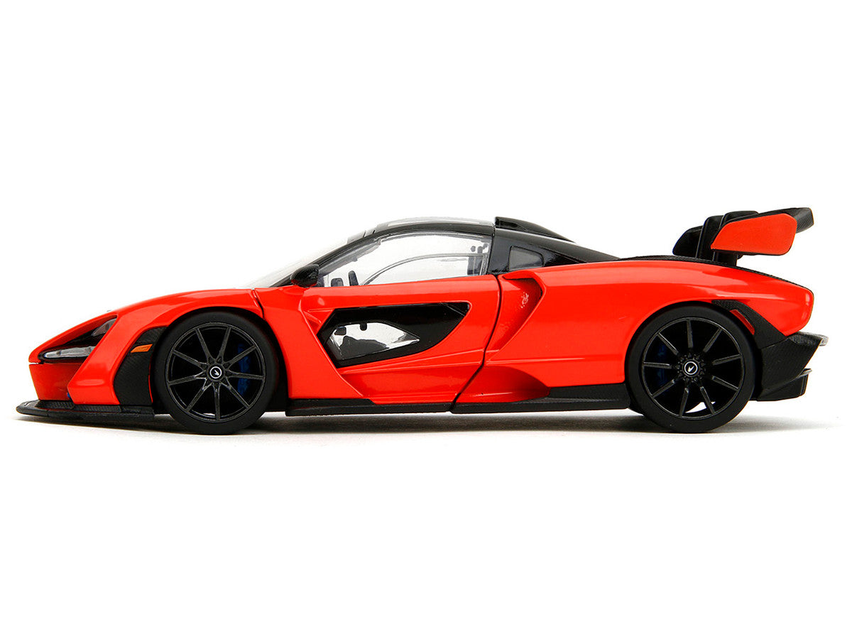 McLaren Senna Red and Black "Fast X" (2023) Movie "Fast & Furious" Series 1/24 Diecast Model Car by Jada-2