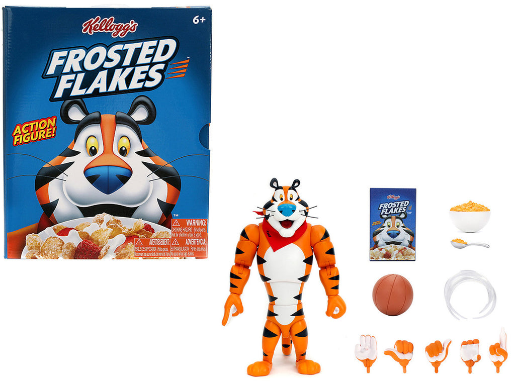 Tony the Tiger 6.75" Moveable Figure with Alternate Hands and Accessories "Kellogg's Frosted Flakes" Model by Jada-4